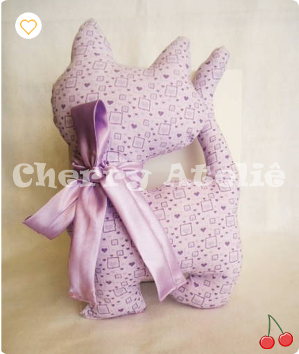 Gatinho em tecido